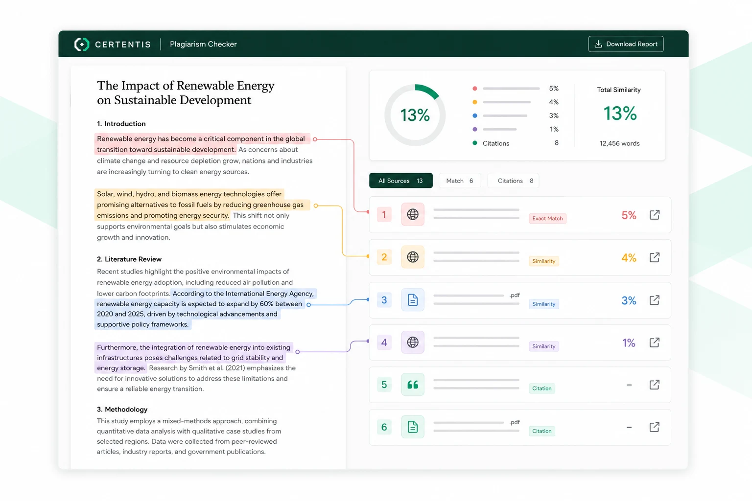 Plagiarism Checker: Source Report
